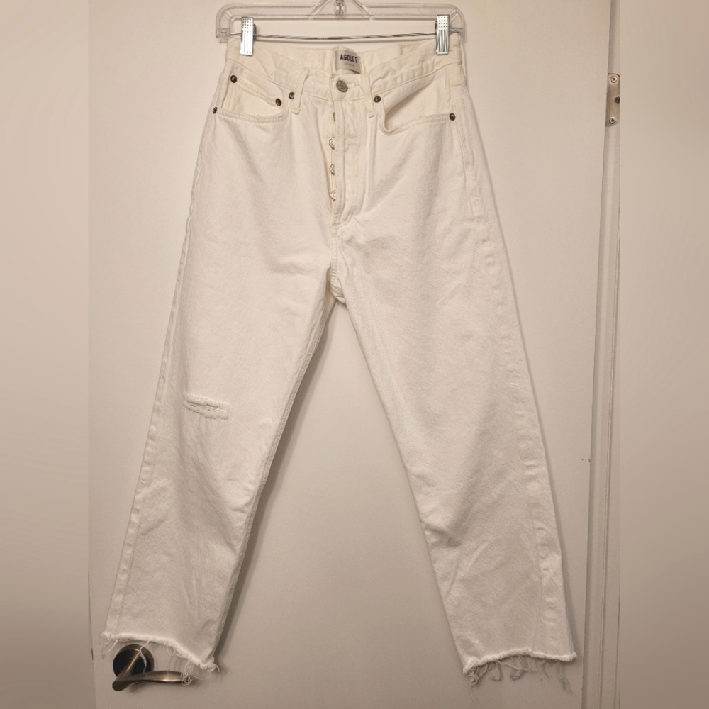 Agolde 90's crop white jeans, size 27, in a very good condition